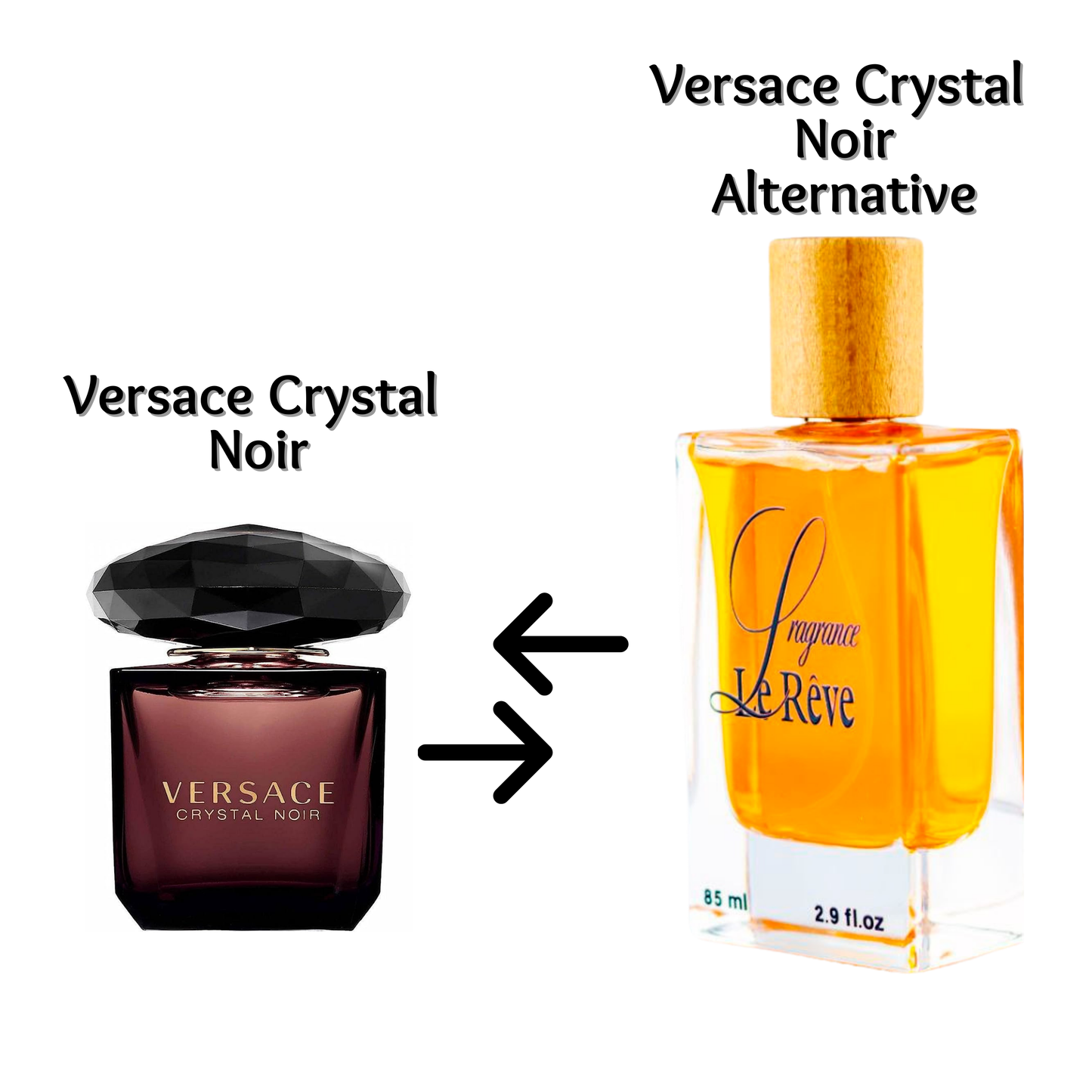 Versace Crystal Noir Alternative By Le Reve - بديل عطر فرزاتشي كرستال نوار من لوريف