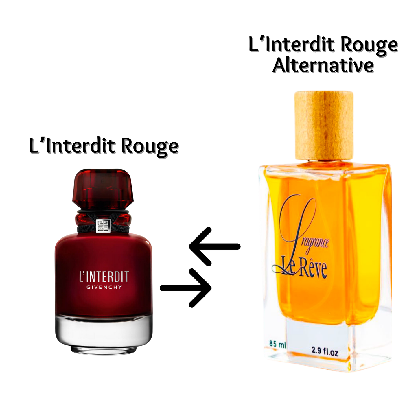 L'Interdit Rouge Alternative By Le Reve - بديل عطر لانتراديت روج من لوريف