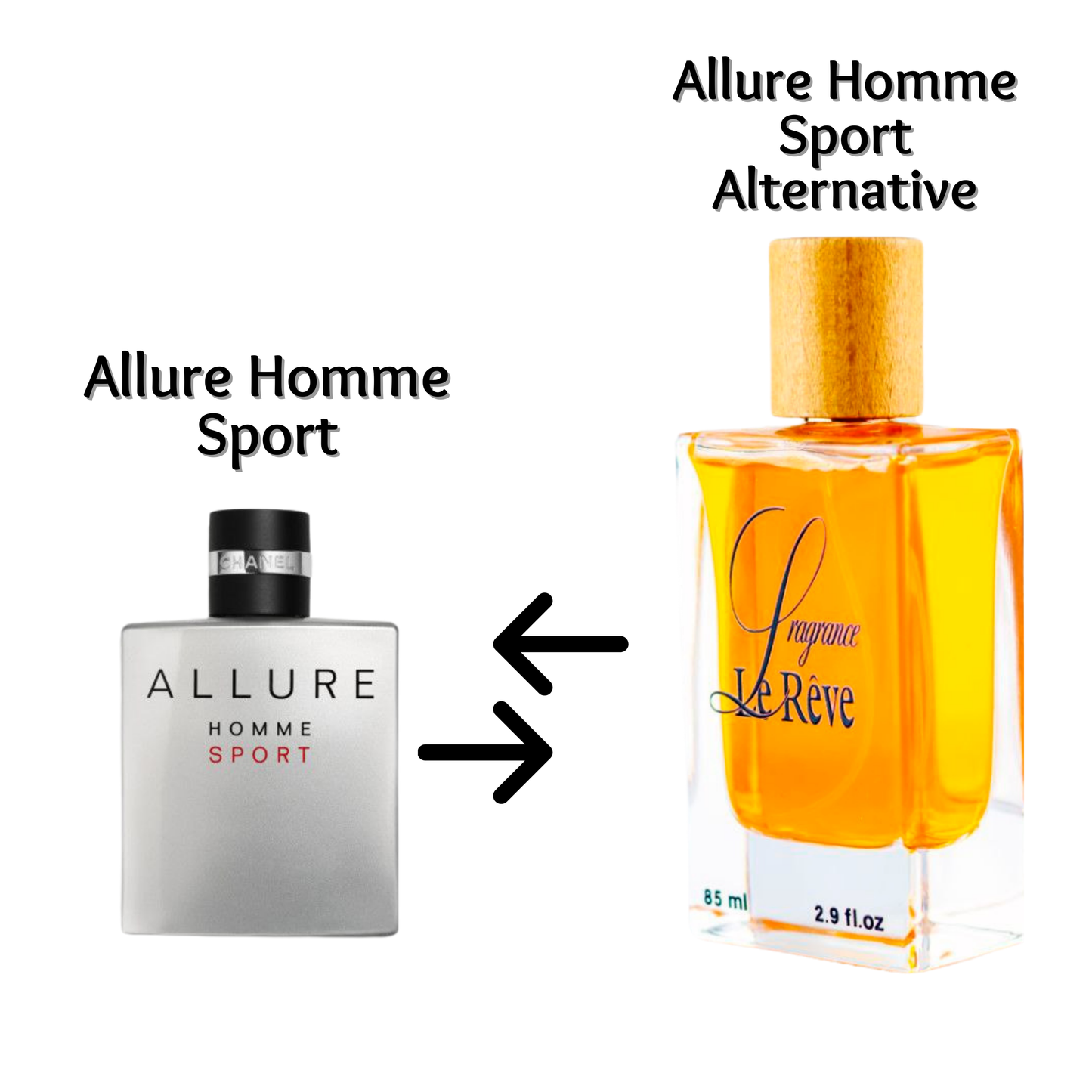 Allure Homme Sport Chanel Alternative By Le Reve - بديل عطر  ألور هوم سبورت شانيل من لوريف